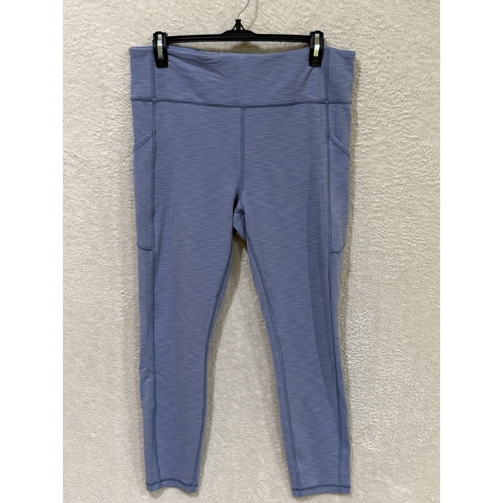 Lululemon Invigorate High-Rise Tight 25" Size 12 Heathered Light Blue Athleisure